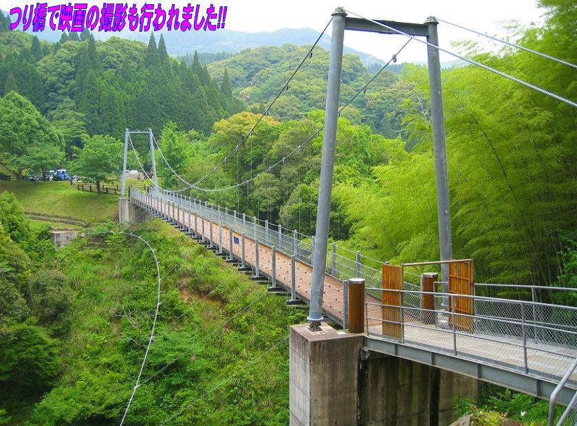 三重の滝 つり橋 鹿児島県 県民の森 自然がいっぱい緑へ飛び出そう